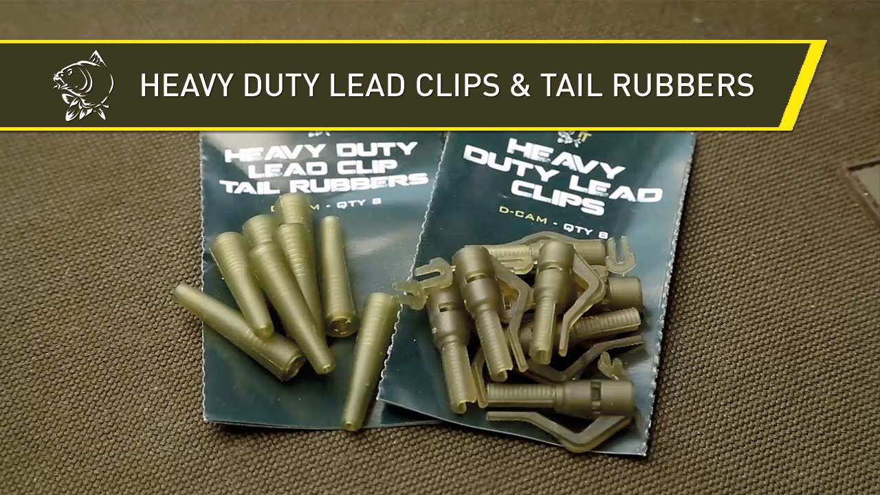 Nash Tackle Heavy Duty Lead Clip Tail Rubbers