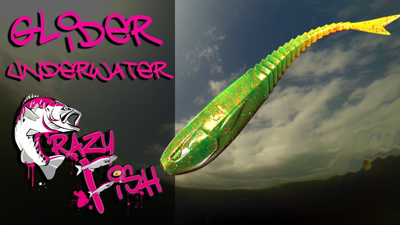 Crazy Fish Glider Floating 9см Силиконова примамка  13D Peach