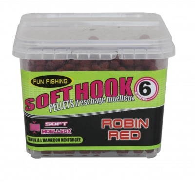 Fun Fishing Soft Hooks Pellets Меки пелети за кука 110 гр Robin Red