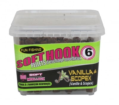 Fun Fishing Soft Hooks Pellets Меки пелети за кука 110 гр Vanilla Scopex
