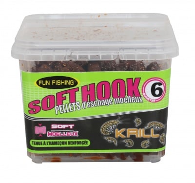Fun Fishing Soft Hooks Pellets Меки пелети за кука 110 гр Krill 6mm