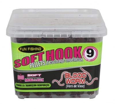 Fun Fishing Soft Hooks Pellets Меки пелети за кука 110 гр Blood Worm 9mm