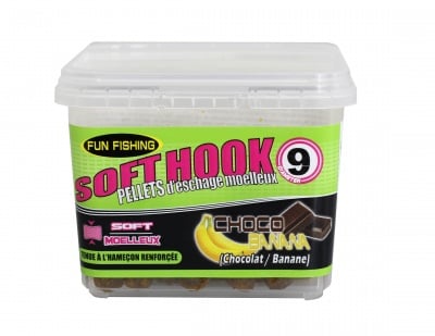 Fun Fishing Soft Hooks Pellets Меки пелети за кука 110 гр Hemp Choco Banana 9mm