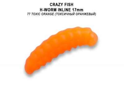 Crazy Fish MF H-Worm 1.7см Силиконова примамка