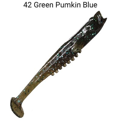 Crazy Fish Nano Minnow 9см Силиконова примамка 42 Green Pumpkin