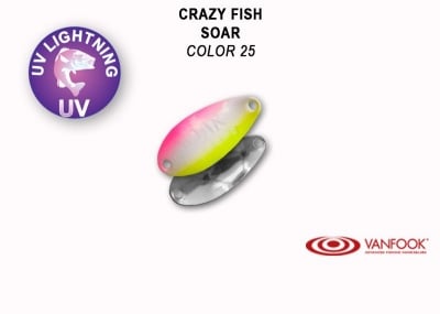 Crazy Fish Soar 1.4гр. Клатушка Цвят 25