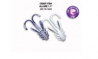 Силиконова примамка Crazy Fish Allure 2.7см