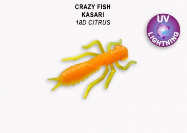 Силиконова примамка Crazy Fish Kasari 40mm