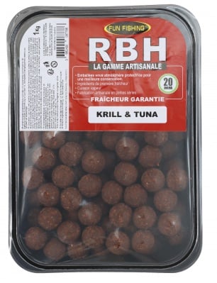 Fun Fishing RBH Boilies Krill Tuna 1kg Протеинови топчета