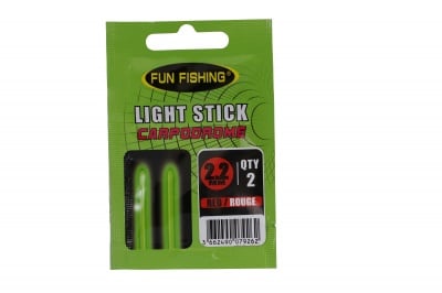 Fun Fishing Light Stick Светещи ампули за плувка 2.2mm Червен