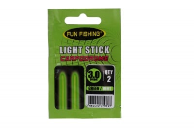 Fun Fishing Light Stick Светещи ампули за плувка 3mm Зелен