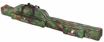 Калъф за 2 въдици Mikado ROD HOLDALL 2 COMPARTMENT 160cm  CAMOUFLAGE