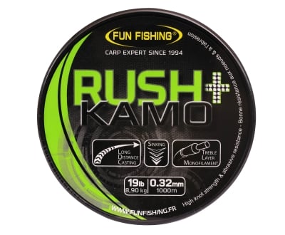 Fun Fishing Rush+ Kamo Fishing Line Шаранджийско влакно