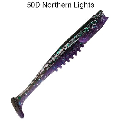 Crazy Fish Nano Minnow 9см Силиконова примамка 50D Northern Lights