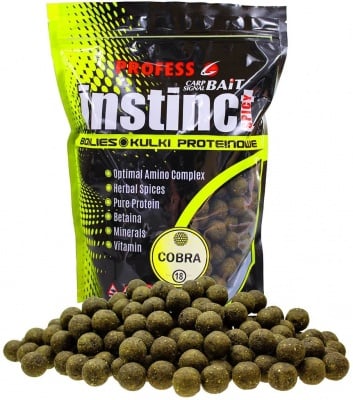 Profess Boilies Instinct Spicy Cobra 18мм Протеинови топчета 1кг.