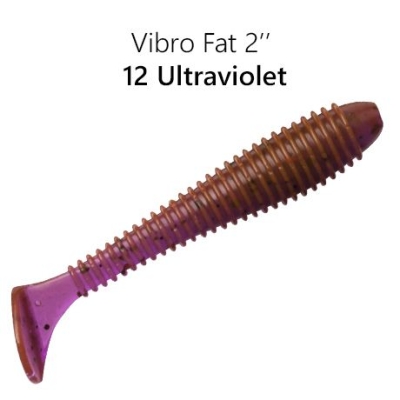 Crazy Fish Vibro Fat 5см Силиконова примамка 12 Ultraviolet