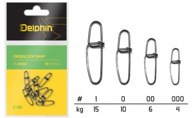 Delphin Crosslock Snap Kарабинки