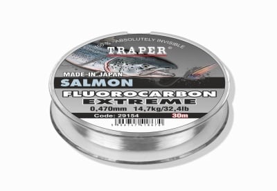 Traper Fluorocarbon Extreme Salmon Флуорокарбон 30м 0.428mm