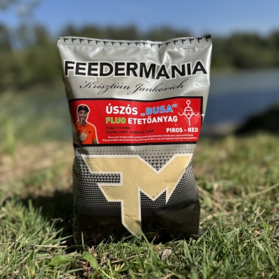 Захранка Feedermania Busa Fluo Piros Red 1 kg