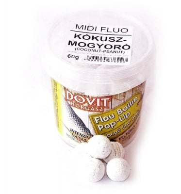 Протеинови топчета Dovit Pop-Up Fluo Кокос и Фъстък