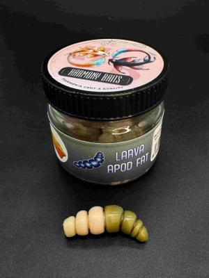 Harmony Baits Larva Apod Fat Double Color 32mm Силиконова примамка S+016