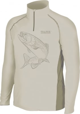 Блуза с UV защита Traper Sweat Shirt Florida Trout Olive 