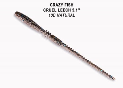 Crazy Fish Cruel Leech 13см Силиконова примамка