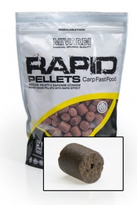 Mivardi Rapid Pellets Extreme Enzymatic Protein 1 kg Пелети с дупка