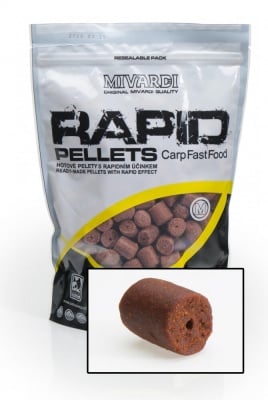 Mivardi Rapid Pellets Extreme Robin Red 1 kg Пелети с дупка