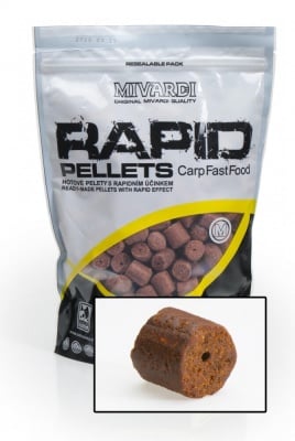 Mivardi Rapid Pellets Extreme Spiced Protein 1 kg Пелети с дупка