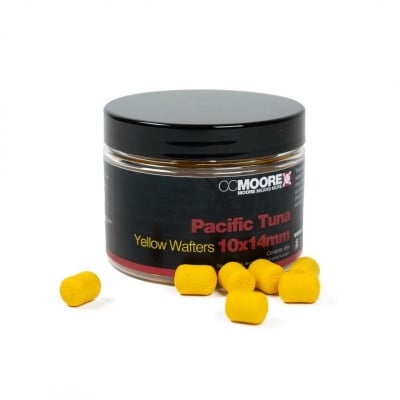 CC Moore Pacific Tuna Yellow Dumbell Wafters 10x14mm Вафтери