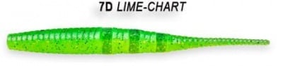 Crazy Fish Polaris 10см Силиконова примамка 7D Lime Chart