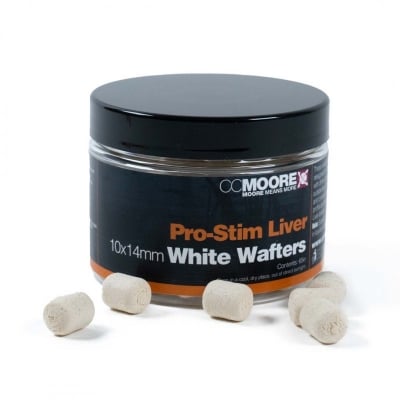 CC Moore Pro-Stim Liver White Dumbell Wafters 10x14mm Вафтери