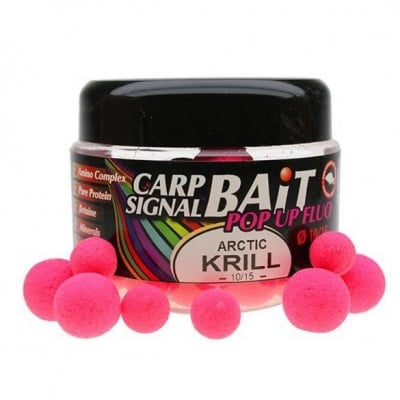 Profess Boilies Carp Signal Fluo POP UP 10/15мм Протеинови топчета 200мл