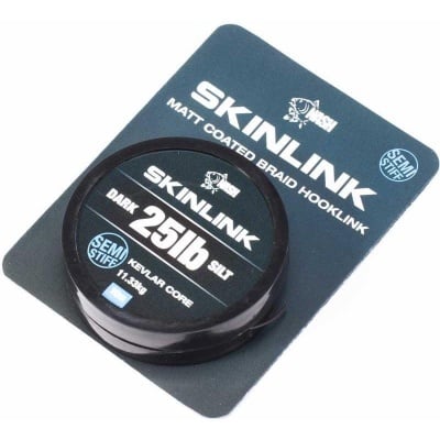 Nash Tackle Skinlink Stiff Влакно за повод 10м Stiff Silt 25lb