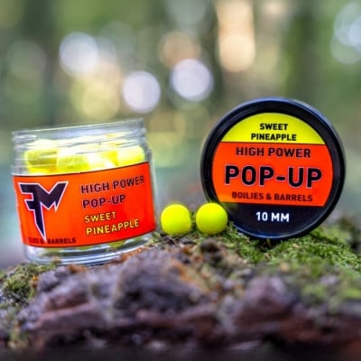 Поп ъпи Feedermania High Power Pop Up Boilie Barrels 10mm Sweet Pineapple
