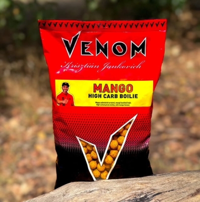 Протеинови топчета Feedermania Venom High Carb Boilie 14mm Mango 900gr