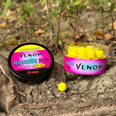 Протеинови топчета Venom Ronnie Rig Pop Up 12mm Sweetcorn