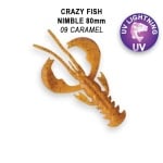 Crazy Fish Nimble 8см Floating Силиконова примамка  09 Caramel