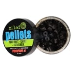 Пелети с дупка Profess Oiled Method Feeder Pellet 8mm 50g Халибут Чили Чесън