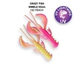 Crazy Fish Nimble 8см Floating Силиконова примамка  13D Peach