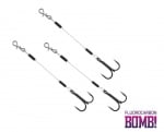 Delphin BOMB! Twisto RIGS Fluorocarbon Монтаж с флуорокарбон Twisto #8/6cm