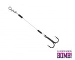 Delphin BOMB! Twisto RIGS Fluorocarbon Монтаж с флуорокарбон Twisto #8/6cm