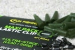 Fun Fishing Maxi Pack Plastic Clip Комплект за монтажи 60 бр Maxi Pack Clay