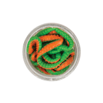 Изкуствени червеи Berkley PowerBait Honey Worm Green Orange 2.5 cm