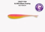 Crazy Fish Glider Floating 9см Силиконова примамка  13D Peach