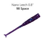Crazy Fish Nano Leech 2 см Силиконова примамка 