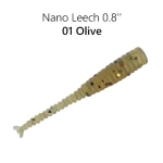 Crazy Fish Nano Leech 2 см Силиконова примамка 